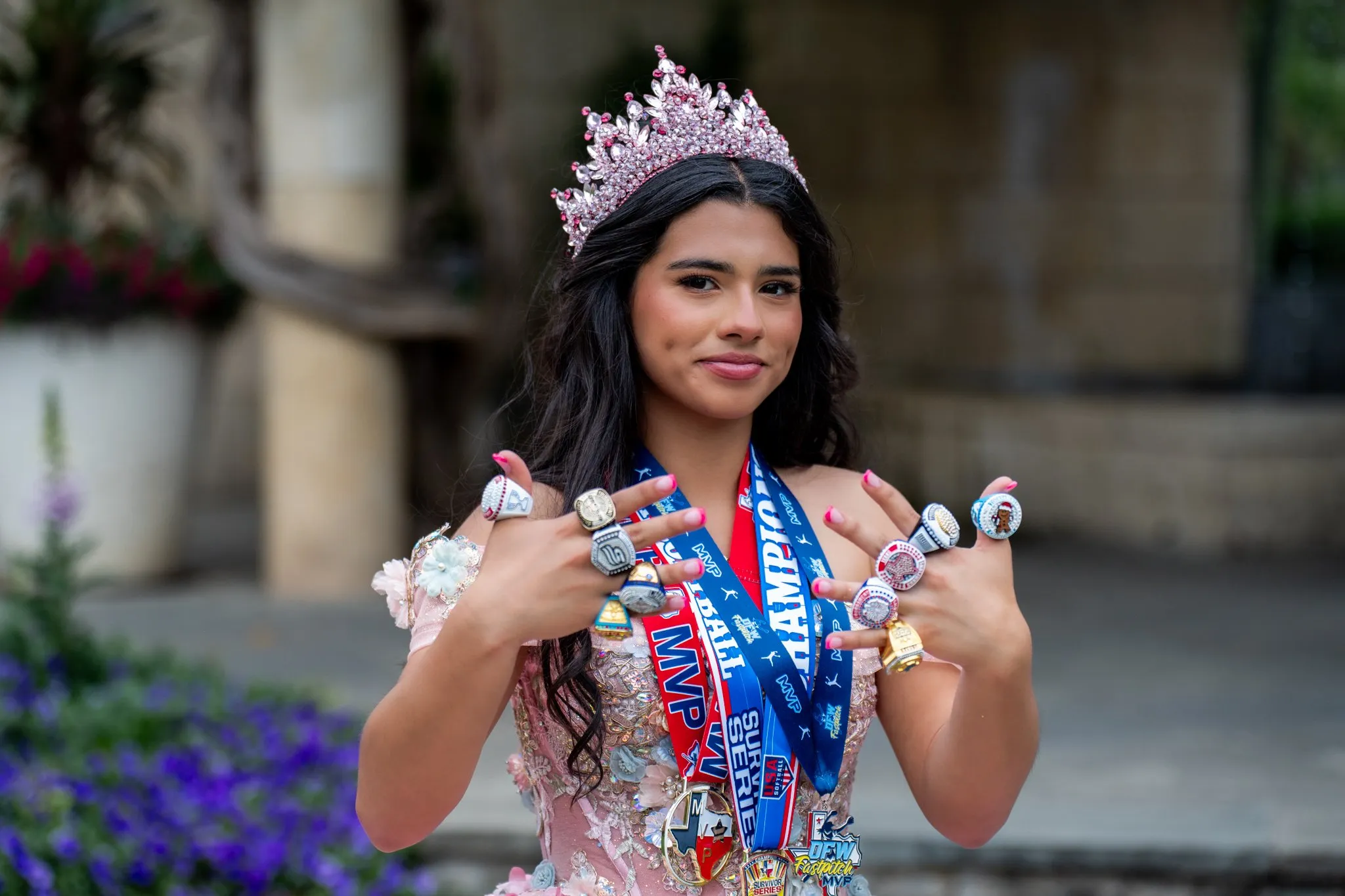 XV de Aliyah: foto de quinceañera 16 por el fotógrafo de Dallas Rony Lanza