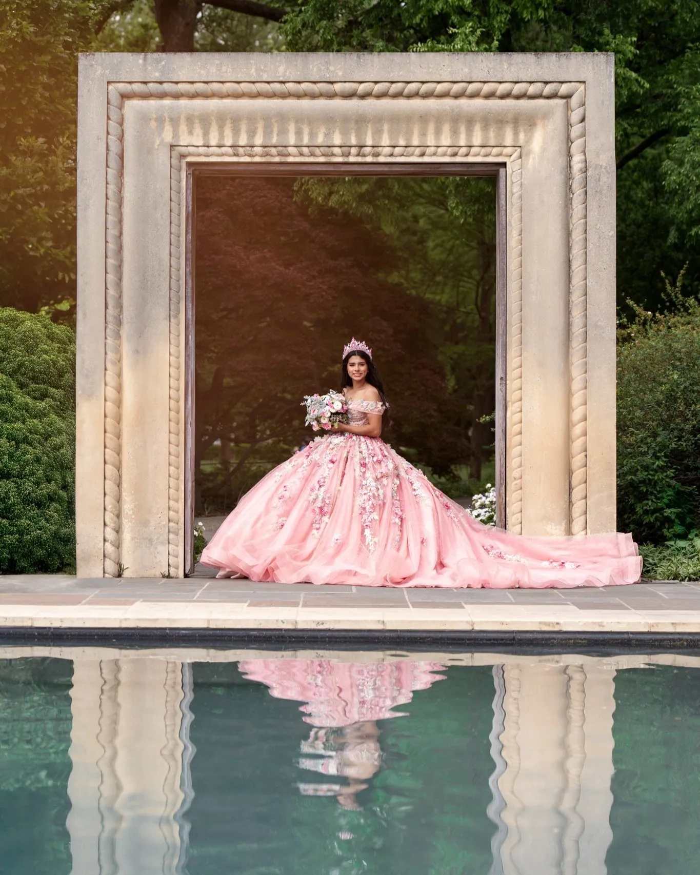 1. Dallas Arboretum & Botanical Garden – Los 3 mejores lugares para fotos de quinceañera en Dallas, TX - Lanza Photography