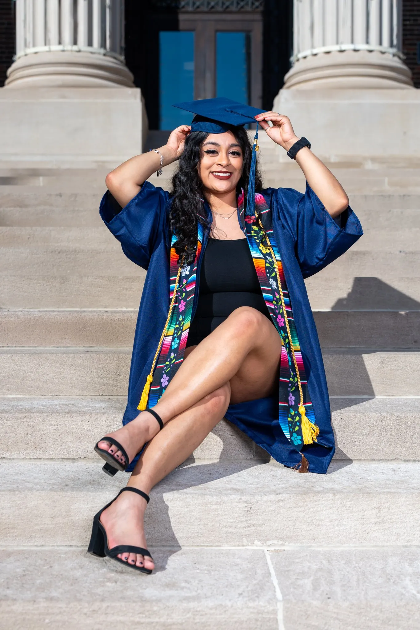 Graduación de Guiselle: foto de senior 1 por el fotógrafo de Dallas Rony Lanza