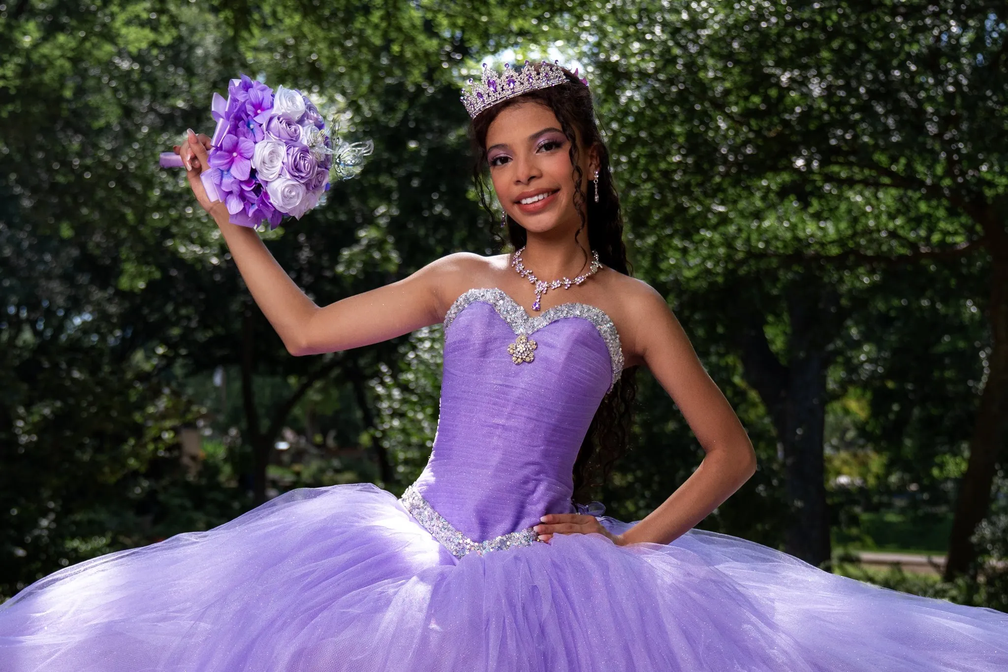 XV de Stefany: foto de quinceañera 17 por el fotógrafo de Dallas Rony Lanza