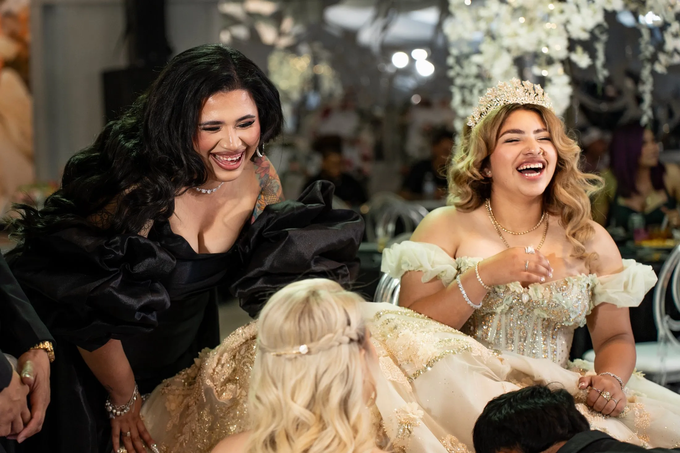 Laughing through the change-of-shoes tradition