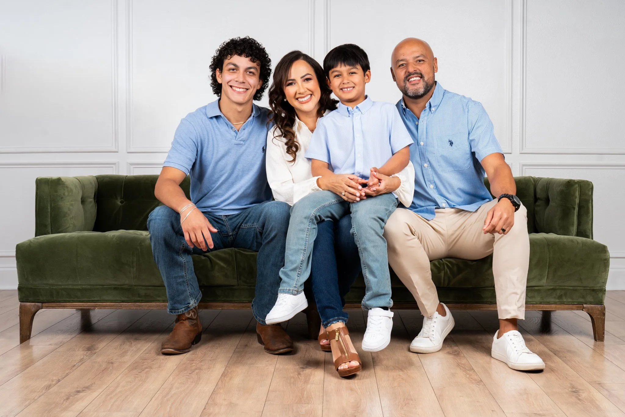 Familia Fuentes Lara: sesión de fotos familiar, foto 1 por el fotógrafo de Dallas Rony Lanza